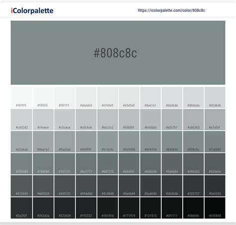 gunmetal paint color chart